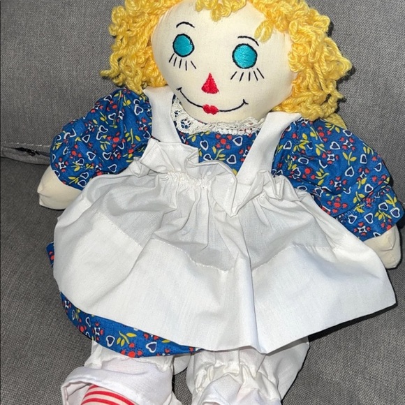 Raggedy Ann Doll, 15 inches, Handmade By Fran - Picture 4 of 6